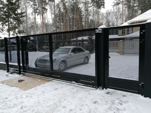  ADS 400 с заполнением закаленным стеклом