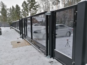  ADS 400 с заполнением закаленным стеклом