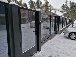 ADS 400 с заполнением закаленным стеклом